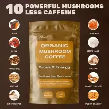 Organic 10-Mushroom Coffee