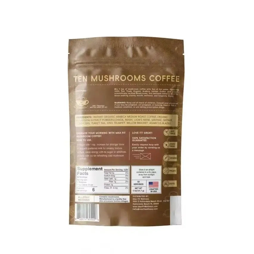 Organic 10-Mushroom Coffee